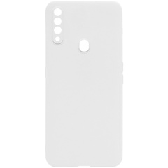 Силіконовий чохол Candy Full Camera для Oppo A31, Білий / White