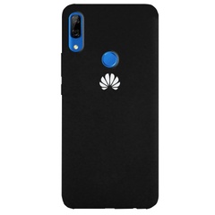 Чехол Silicone Cover Full Protective (AA) для Huawei P Smart Z Черный / Black
