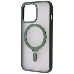 TPU+PC чохол WAVE Attraction case with Magnetic Safe для Apple iPhone 12 Pro / 12 (6.1"), Green