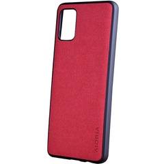 Чехол AIORIA Textile PC+TPU для Samsung Galaxy M31s, Красный