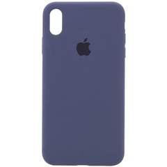 Чохол Silicone Case Full Protective (AA) для Apple iPhone XR (6.1 "), Темний Синій / Midnight Blue
