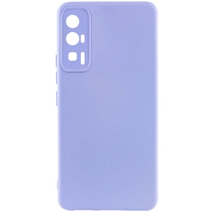 Чехол Silicone Cover Lakshmi Full Camera (A) для Xiaomi Poco F5 Pro Сиреневый / Dasheen