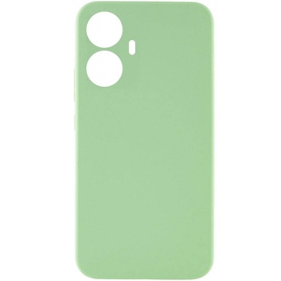 Чехол Silicone Cover Lakshmi Full Camera (AAA) для Realme 10 Pro+ Мятный / Mint