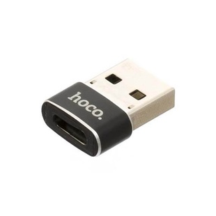 Переходник Hoco UA6 OTG USB to Type-C Черный