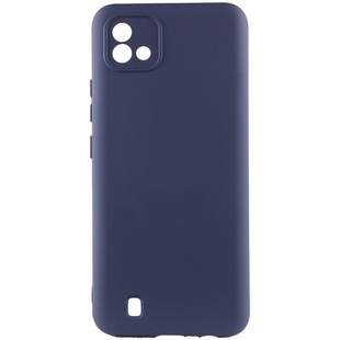 Чехол Silicone Cover Lakshmi Full Camera (A) для Realme C11 (2021) Синий / Midnight Blue