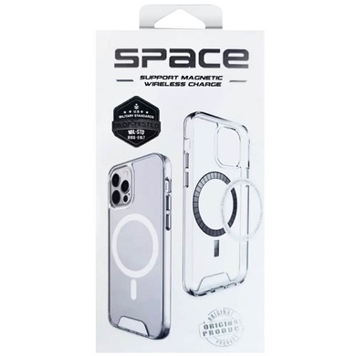 Чохол TPU Space Case with MagSafe для Apple iPhone 16 Pro Max (6.9"), Прозорий