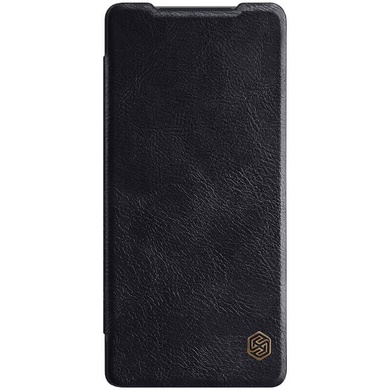 Кожаный чехол (книжка) Nillkin Qin Series для Samsung Galaxy Note 20 Черный