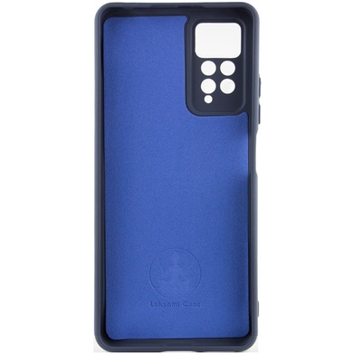 Чехол Silicone Cover Lakshmi Full Camera (AAA) для Xiaomi Redmi Note 11 Pro 4G/5G / 12 Pro 4G Темно-синий / Midnight blue