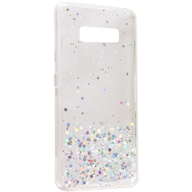 TPU чохол Star Glitter для Samsung G955 Galaxy S8 Plus, Прозорий