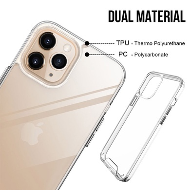 Чохол TPU Space Case transparent для Apple iPhone 13 Pro (6.1"), Прозорий