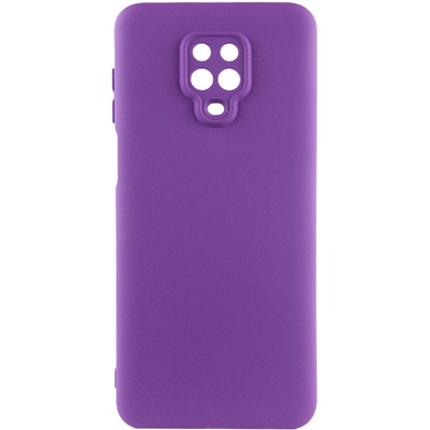 Чехол Silicone Cover Lakshmi Full Camera (A) для Xiaomi Redmi Note 9s / Note 9 Pro / Note 9 Pro Max Фиолетовый / Purple