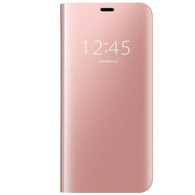 Чехол-книжка Clear View Standing Cover для Huawei P40 Lite E / Y7p (2020) Rose Gold