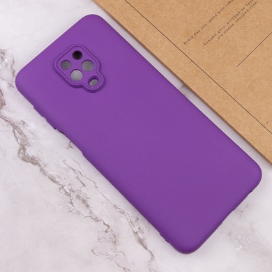 Чехол Silicone Cover Lakshmi Full Camera (A) для Xiaomi Redmi Note 9s / Note 9 Pro / Note 9 Pro Max Фиолетовый / Purple
