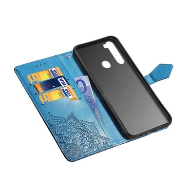 Шкіряний чохол (книжка) Art Case з візитницею для Xiaomi Redmi Note 8T, Синий