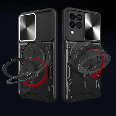 Удароміцний чохол Bracket case with Magnetic для Samsung Galaxy A22 4G / M32, Black