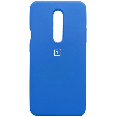 Чехол Silicone Cover Full Protective (AA) для OnePlus 7 Pro, Синий / Cobalt