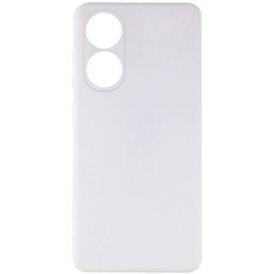 Силіконовий чохол Candy Full Camera для Oppo A78 4G, Білий / White
