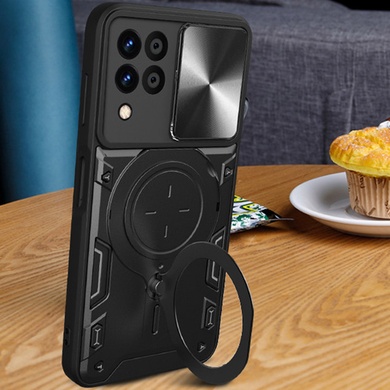 Ударопрочный чехол Bracket case with Magnetic для Samsung Galaxy A22 4G / M32 Black