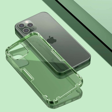 TPU чехол Nillkin Nature Series для Apple iPhone 12 Pro / 12 (6.1") Темно-зеленый (прозрачный)