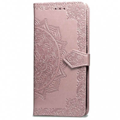 Кожаный чехол (книжка) Art Case с визитницей для Xiaomi Redmi 7A Розовый