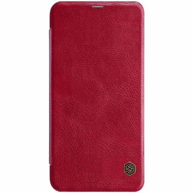 Кожаный чехол (книжка) Nillkin Qin Series для Huawei P40 Pro, Красный