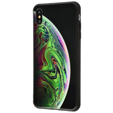 TPU+Glass чехол Planet для Apple iPhone X (5.8") / XS (5.8"), Зеленый