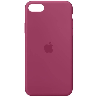 Чохол Silicone Case Full Protective (AA) для Apple iPhone SE (2020), Малиновый / Pomegranate
