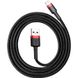 Дата кабель Baseus Cafule Lightning Cable 2.4A (0.5m) (CALKLF-A) Красный / Черный