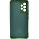 Чохол Silicone Cover Lakshmi Full Camera (A) для Samsung Galaxy A52 4G / A52 5G / A52s, Зелений / Dark Green