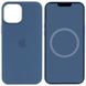 Чохол Silicone case (AAA) full with Magsafe and Animation для Apple iPhone 15 Plus (6.7"), Синий / Winter blue