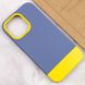 Чехол TPU+PC Bichromatic для Apple iPhone 13 Pro (6.1") Blue / Yellow