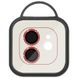 Защитное стекло Metal Shine на камеру (в упак.) для Apple iPhone 12 / 12 mini / 11 Красный / Red