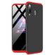 Пластиковая накладка GKK LikGus 360 градусов для Samsung Galaxy A20s Черный / Красный