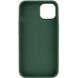 TPU чехол Bonbon Metal Style для Apple iPhone 13 (6.1") Зеленый / Pine green