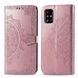 Шкіряний чохол (книжка) Art Case з візитницею для Samsung Galaxy A51, Розовый