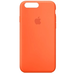 Чехол Silicone Case Full Protective (AA) для Apple iPhone 7 plus / 8 plus (5.5") Оранжевый / Electric Orange
