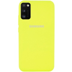 Чохол Silicone Cover Full Protective (AA) для Samsung Galaxy A41, Жовтий / Flash