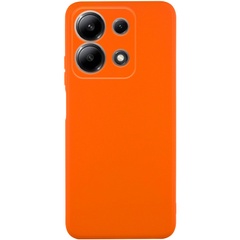 Силиконовый чехол Candy Full Camera для Xiaomi Redmi Note 13 4G Оранжевый / Light Orange