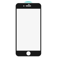 Защитное стекло SKLO 3D (full glue) для Apple iPhone 7 / 8 / SE (2020) (4.7") Черный