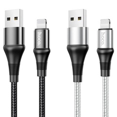 Дата кабель Hoco X50 "Excellent" USB to Lightning (1m), Сірий