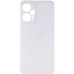 Силиконовый чехол Candy Full Camera для Xiaomi Poco F5 Белый / White