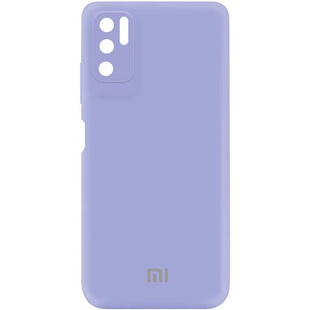 Чехол Silicone Cover My Color Full Camera (A) для Xiaomi Redmi Note 10 5G / Poco M3 Pro Сиреневый / Dasheen