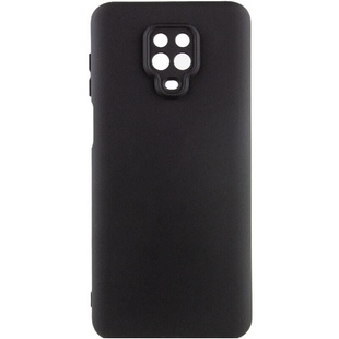 Чехол Silicone Cover Lakshmi Full Camera (A) для Xiaomi Redmi Note 9s / Note 9 Pro / Note 9 Pro Max Черный / Black