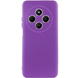 Чехол Silicone Cover Lakshmi Full Camera (AA) для Xiaomi Redmi 14C / Poco C75 Фиолетовый / Purple