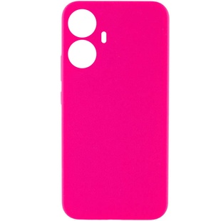 Чехол Silicone Cover Lakshmi Full Camera (AAA) для Realme 10 Pro+ Розовый / Barbie pink