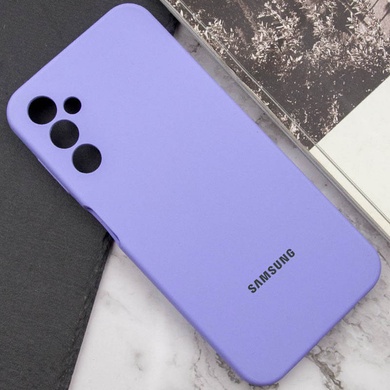 Чохол Silicone Cover Lakshmi Full Camera (AAA) with Logo для Samsung Galaxy A15 4G/5G, Бузковий / Dasheen