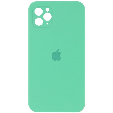 Чохол Silicone Case Square Full Camera Protective (AA) для Apple iPhone 11 Pro (5.8 "), Зеленый / Spearmint