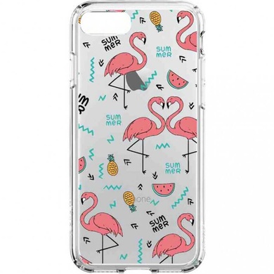 Накладка Glue Case Фламинго для Xiaomi Redmi 6, Белый