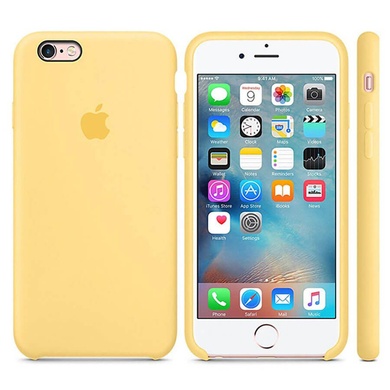 Чехол Silicone Case (AA) для Apple iPhone 6/6s (4.7") Желтый / Yellow