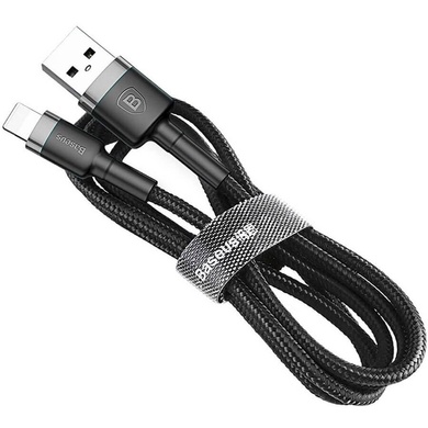 Дата кабель Baseus Cafule Lightning Cable 2.4A (0.5m) (CALKLF-A) Серый / Черный